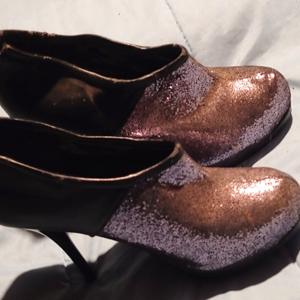 Deb Shop Size 10 Heels in Glitter